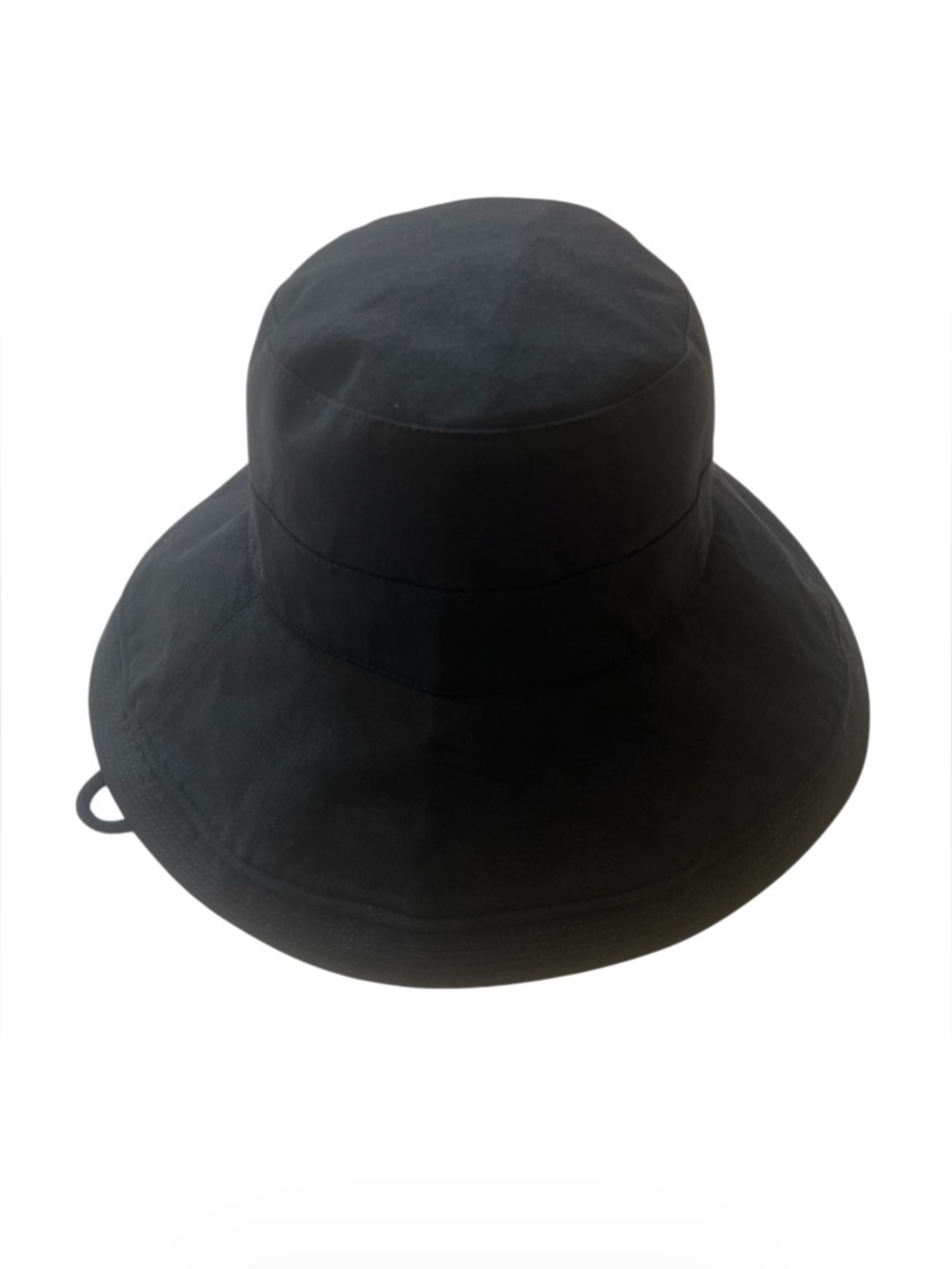 Karema Deodato Wide Brim Black Bucket Hat Size Medium Canvas Packable - Picture 5 of 8